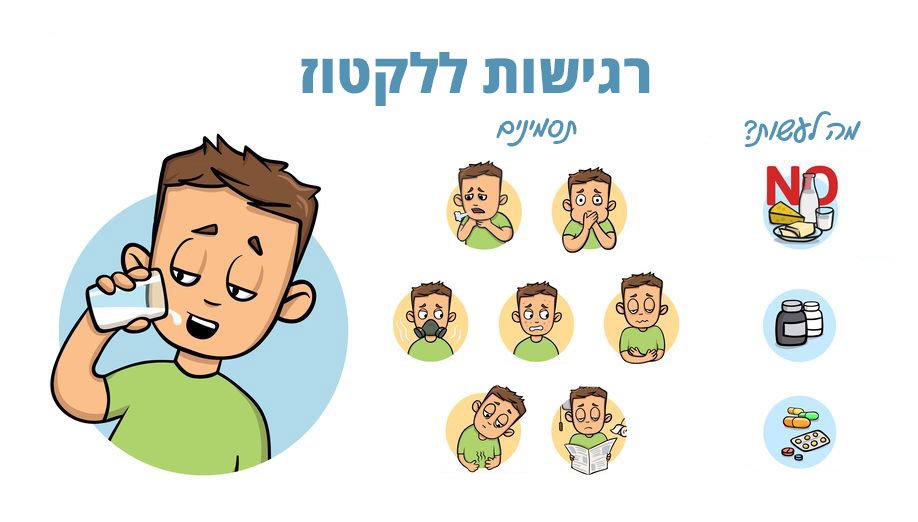 רגישות ללקטוז: גורמים, תסמינים ודרכי טיפול