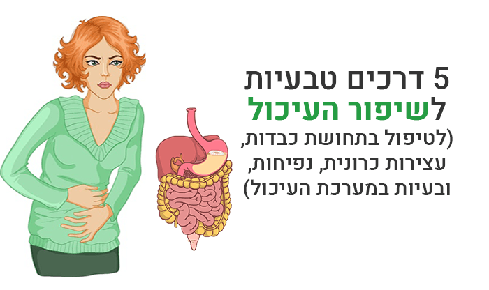 5 דרכים לשיפור העיכול