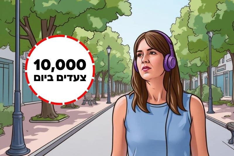 איך לעשות 10,000 צעדים ביום בלי לחשוב על זה יותר מדי