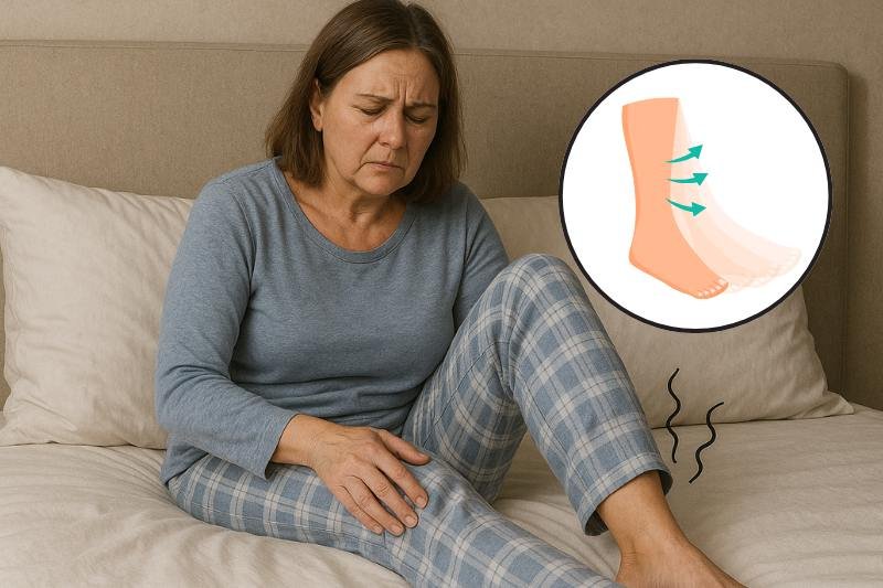 רגליים חסרות מנוחה בלילה? 8 הסיבות העיקריות