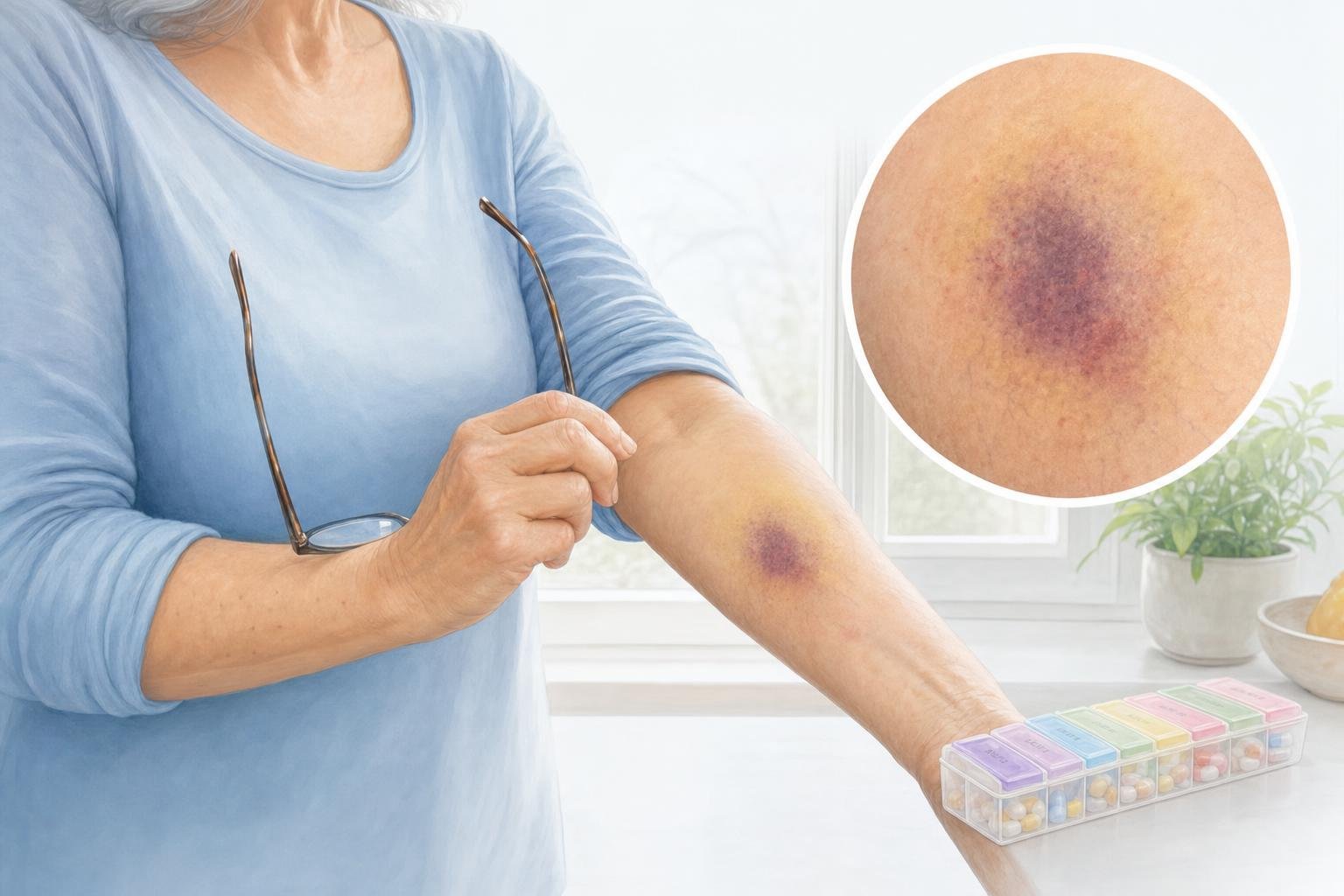 סימנים כחולים בלי מכה: מתי זה נורמלי ומתי כדאי להיבדק